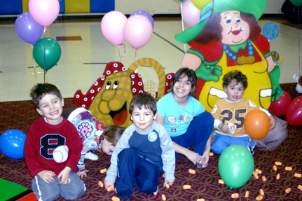 Kids Having Fun with Candy Land